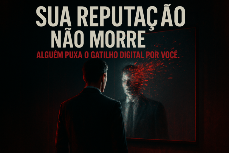 Sua reputação não morre. Alguém puxa o gatilho digital por você