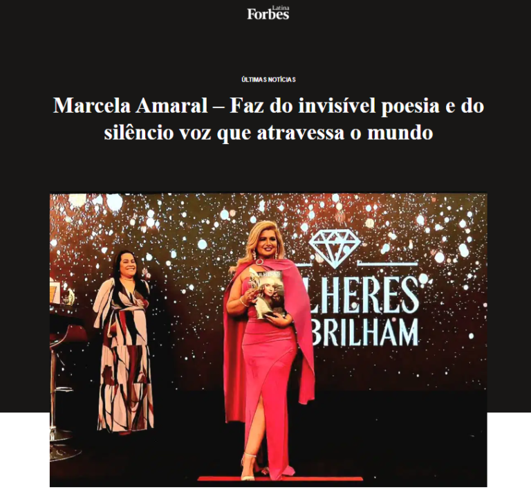 Dra. Marcela Amaral é destaque na Forbes Latina: uma nova visão sobre mente, emoção e potencial humano