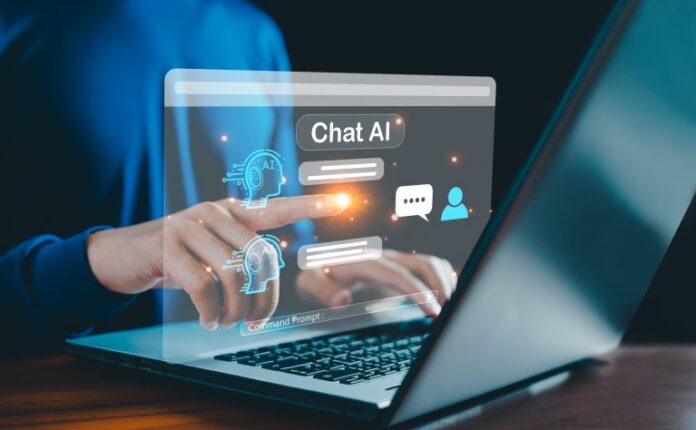Câmara fará audiência conjunta sobre inteligência artificial e segurança pública Pessoa usa ferramenta de Inteligência Artificial em computador