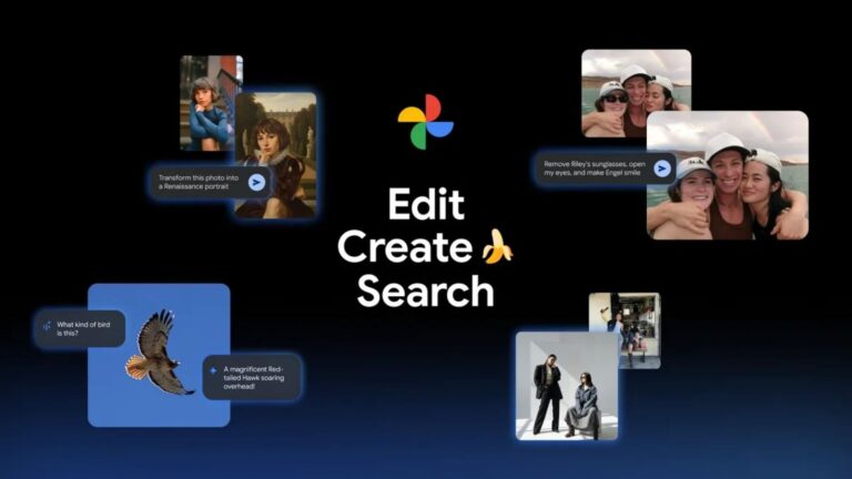 Google Fotos ganha editor de imagens com o modelo de IA Nano Banana