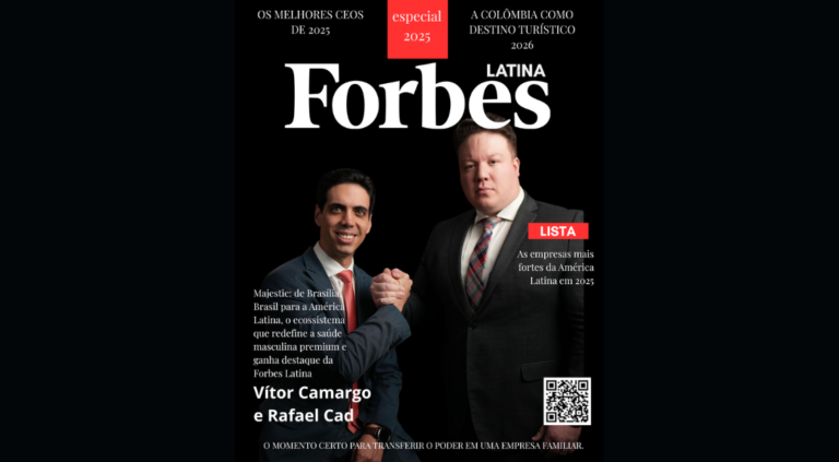 Majestic: de Brasília para a América Latina, o ecossistema que redefine a saúde masculina premium e ganha destaque da Forbes Latina
