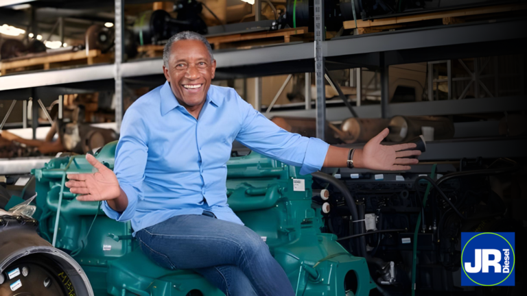 Geraldo Rufino, fundador da JR Diesel, em área operacional da empresa, que teve a falência suspensa pelo Tribunal de Justiça de São Paulo