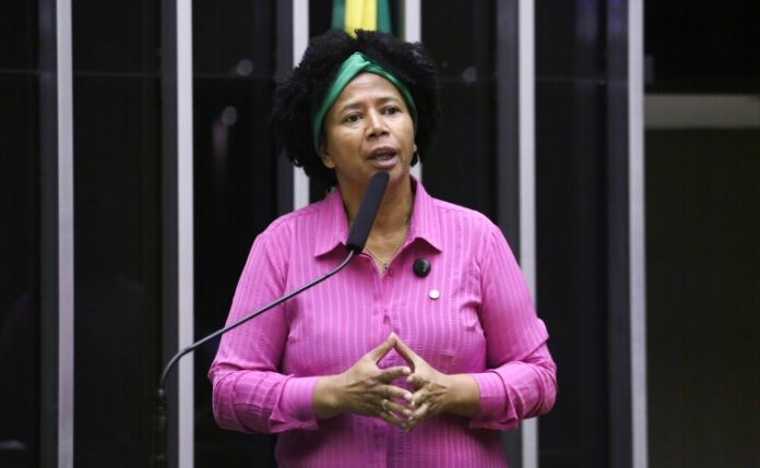 deputada Silvia Cristina discursa no plenário