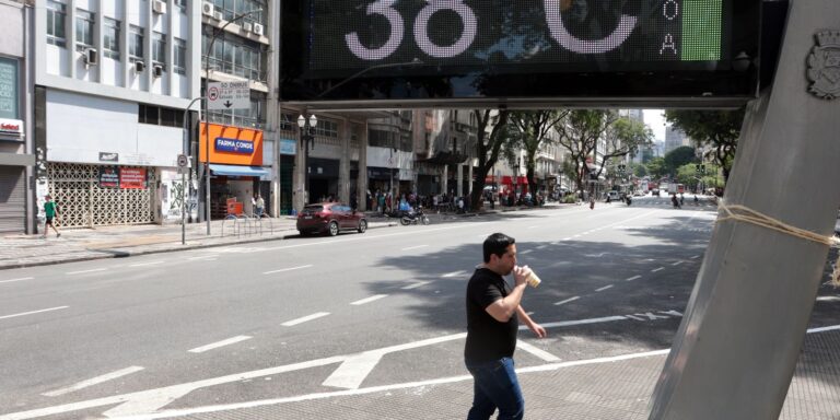Temperatura em São Paulo chega a 37,2ºC e bate recorde para dezembro
