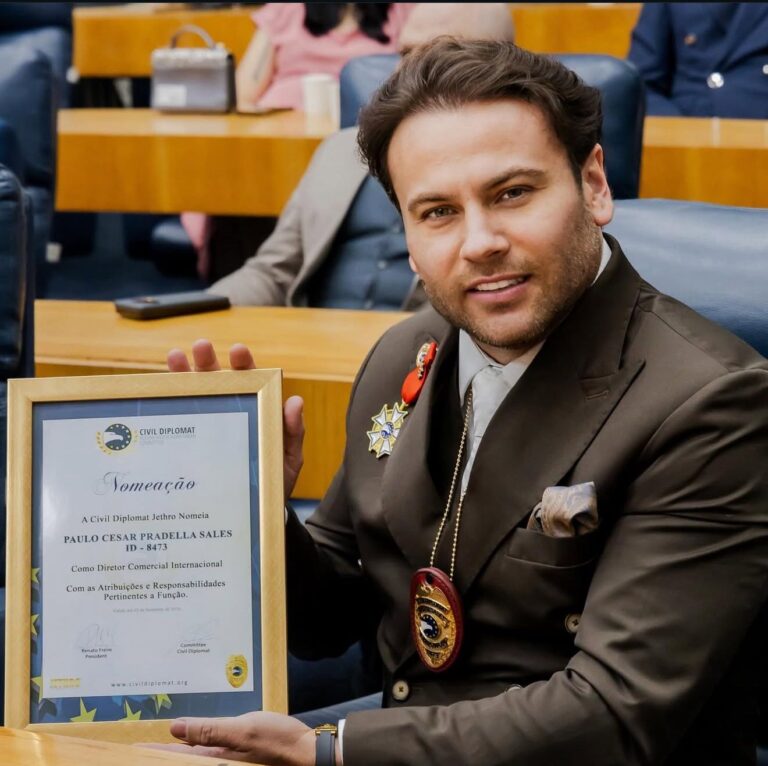 Diplomacia civil e liderança estratégica: Paulo Cesar Pradella Sales assume Diretoria Comercial Internacional da Jethro