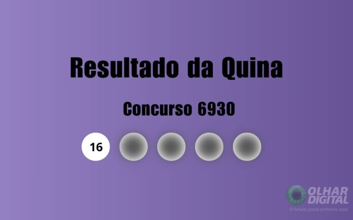 Resultado da Quina de hoje: veja números e ganhadores do concurso 6930 (sábado, 17/01)