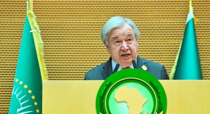Guterres ressalta apoio da ONU a ordem internacional mais justa para África