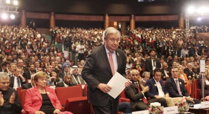 Na Índia, Guterres pede fundo de US$ 3 bilhões para Na Índia, Guterres pede fundo de US$ 3 bilhões para fazer IA beneficiar a todos