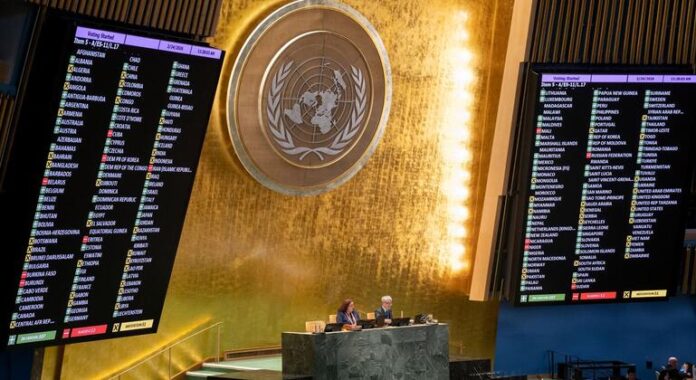 Resolução de apoio à paz duradoura na Ucrânia aprovada na Resolução de apoio à paz duradoura na Ucrânia aprovada na Assembleia Geral da ONU