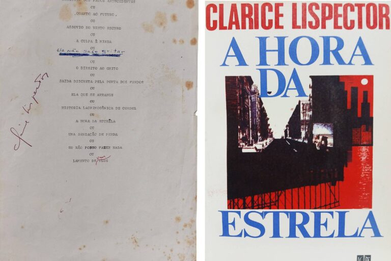 Originais de 'A Hora da Estrela' de Clarice aparecem no RJ - 20/03/2026 - Walter Porto