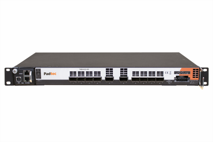 Padtec- transponder TMD400G-standalone Provedores de serviços ficaram com a maior parte das vendas, que tiveram como destino o Brasil e, também, vários países da América