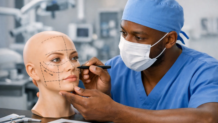 cirurgia Planejamento anatômico da face é etapa essencial na formação em cirurgia estética facial aplicada à odontologia.