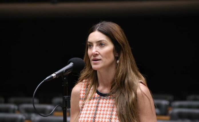 Relatora comemora aprovação de política de assistência jurídica a vítimas Discussão e votação de propostas legislativas. Dep. Greyce Elias (AVANTE-MG)