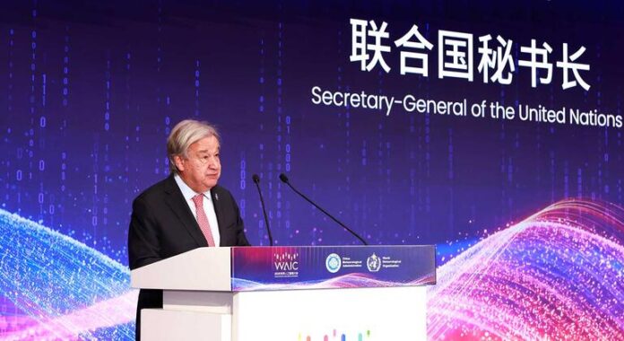 Na China, Guterres propõe Fundo Global para superar desigualdades em Na China, Guterres propõe Fundo Global para superar desigualdades em IA