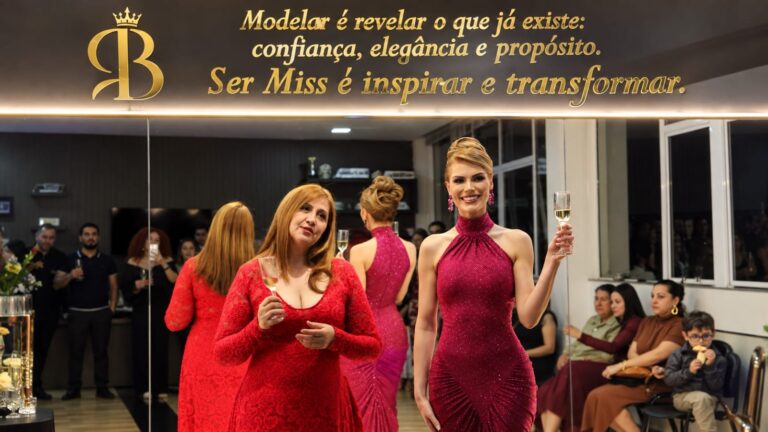Miss Grand Brasil 2026, Paula Assunção, inaugura escola de modelos e misses em Foz do Iguaçu