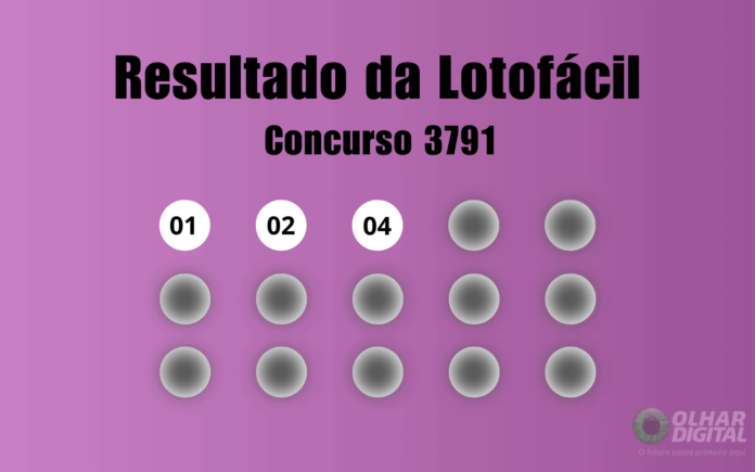 Resultado da Lotofácil de hoje: veja números e ganhadores do concurso 3791 (segunda, 28/09)